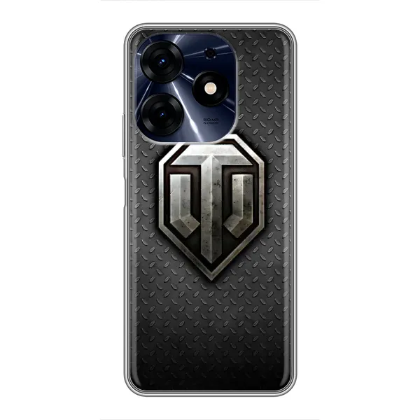 Чехол с принтом «Лого Tanks» для TECNO Spark 10c
