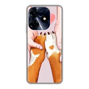 Чехлы с собаками для TECNO Spark 10c (VPrint) (Любовь к собакам)