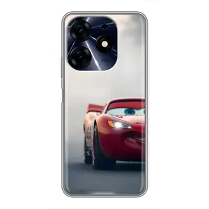Силиконовый чехол Маквин для TECNO Spark 10c (Скоростной Маквин)
