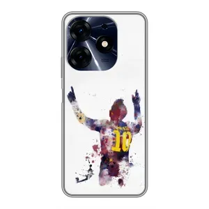 Чехлы Месси для TECNO Spark 10c (AlphaPrint) (Messi Barca)