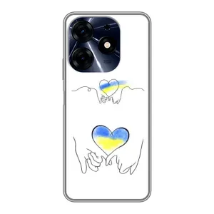 Чехол для Патриота Украины TECNO Spark 10c - (AlphaPrint) (Мир Украине)