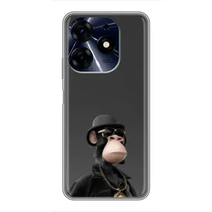 Чехлы с Обезьянами NFT для TECNO Spark 10c (AlphaPrint) (Обезьяна NFT)
