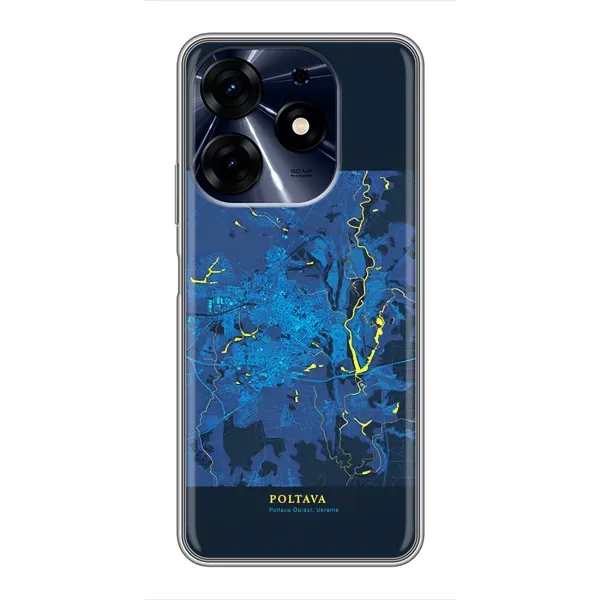 Чехол с принтом «Полтава» для TECNO Spark 10c
