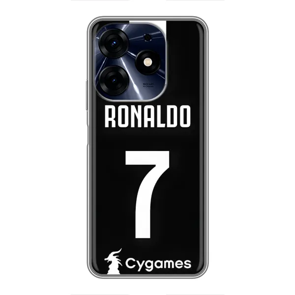 Чехол с принтом «RONALDO 7» для TECNO Spark 10c
