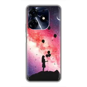 Чехлы для любимой на Техно Спарк 10ц (VPrint) (С шариками)