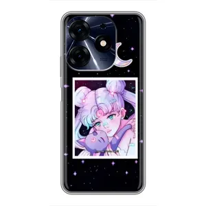 Чехлы Персонажи Аниме Наруто для TECNO Spark 10c (AlphaPrint) (Сейлор Мун)