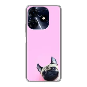 Чехлы с собаками для TECNO Spark 10c (VPrint) (Смешная собака)