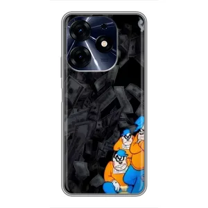 Чехлы с крутыми принтами для TECNO Spark 10c - (PREMIUMPrint) (Воры)