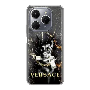Чехлы VERSACE для Техно Спарк 20 Про (PREMIUMPrint) (AlphaPrint-ген.)