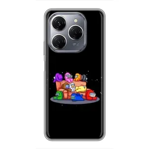 Чехол Амонг Ас для TECNO Spark 20 Pro (AlphaPrint) (Амонг-ас)