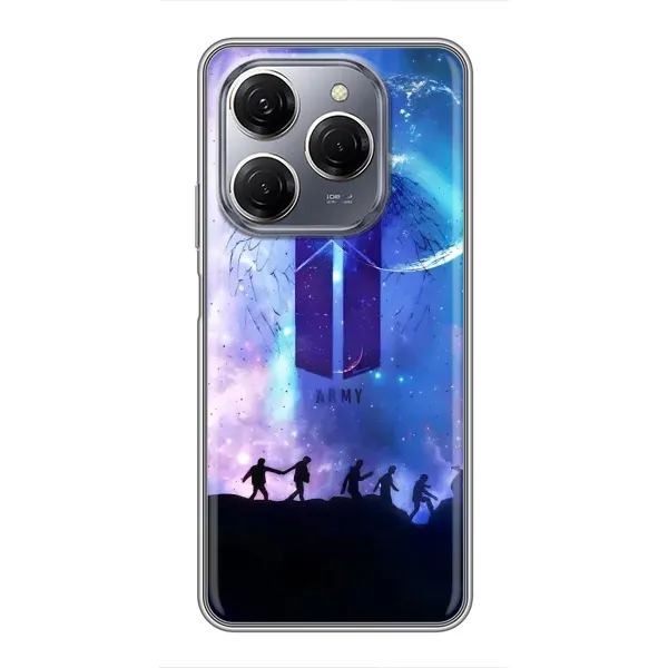 Чехол с принтом «Army BTS» для TECNO Spark 20 Pro Чехол с принтом «Army BTS» для TECNO Spark 20 Pro