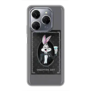 Брендновые Чехлы для TECNO Spark 20 Pro - (PREMIUMPrint) (Бакс Бани LV)