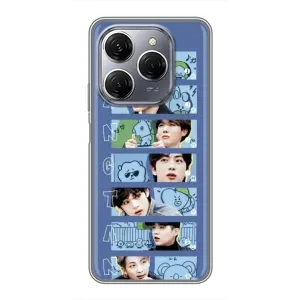 Чехлы BTS для TECNO Spark 20 Pro (AlphaPrint) (Bangtan)