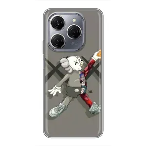 Чехлы для TECNO Spark 20 Pro - Bearbrick Louis Vuitton (PREMIUMPrint) (Беарбрик Джордан)