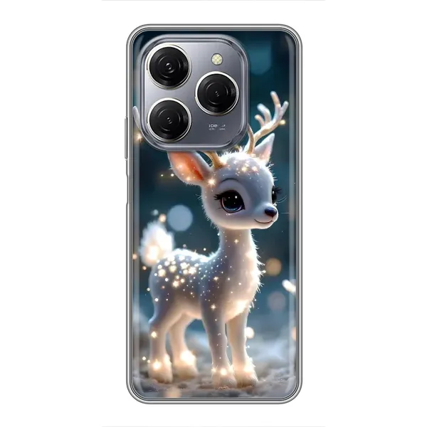 Чохол з принтом «Блискуче оленятко» для TECNO Spark 20 Pro Чохол з принтом «Блискуче оленятко» для TECNO Spark 20 Pro