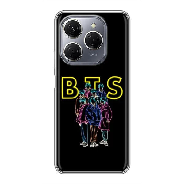 Чехол с принтом «BTS стайл» для TECNO Spark 20 Pro Чехол с принтом «BTS стайл» для TECNO Spark 20 Pro