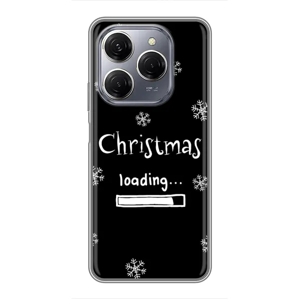 Чохол з принтом «Christmas loading» для TECNO Spark 20 Pro Чохол з принтом «Christmas loading» для TECNO Spark 20 Pro