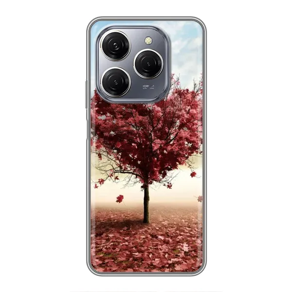 Чехол с принтом «Дерево сердце» для TECNO Spark 20 Pro