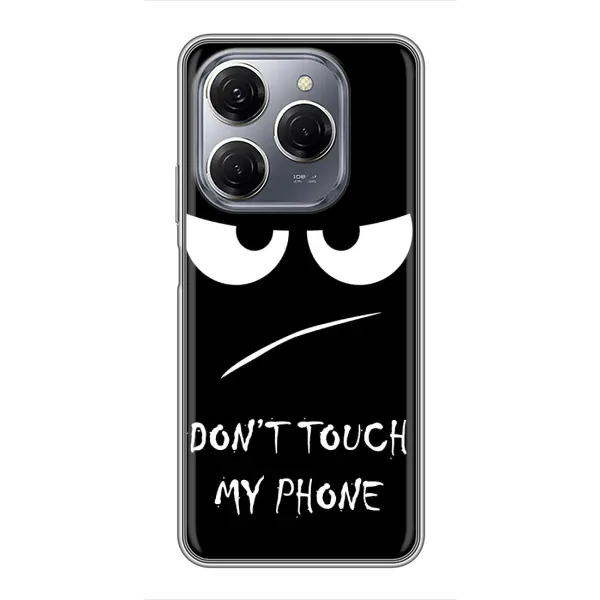 Чехол с принтом «Dont Touch» для TECNO Spark 20 Pro
