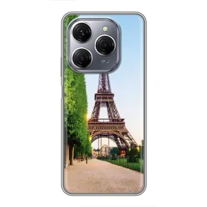 Чехол Эйфелева Башня для TECNO Spark 20 Pro - (AlphaPrint) (Дорога в Париж)