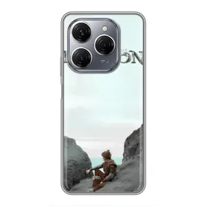 Чохол як приборкати дракона на TECNO Spark 20 Pro (Дракон лого)