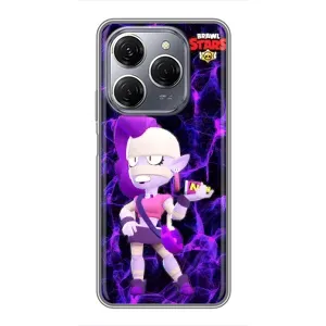 Чехлы Brawl Stars для TECNO Spark 20 Pro (AlphaPrint) (Эмз Бравл Старс)