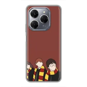 Чехлы с Гарри Поттером для TECNO Spark 20 Pro (AlphaPrint) (Гарри с друзьями)