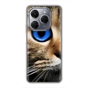 Чехлы с Котиками для TECNO Spark 20 Pro (VPrint) (Глаз кота)
