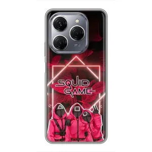 Чохол Гра в кальмара для TECNO Spark 20 Pro (Охоронці Гра кальмара)