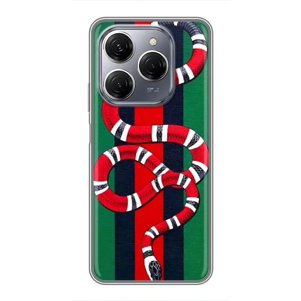 Чехол с принтом «Gucci змия» для TECNO Spark 20 Pro