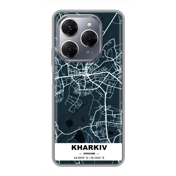 Чехол с принтом «Харьков» для TECNO Spark 20 Pro