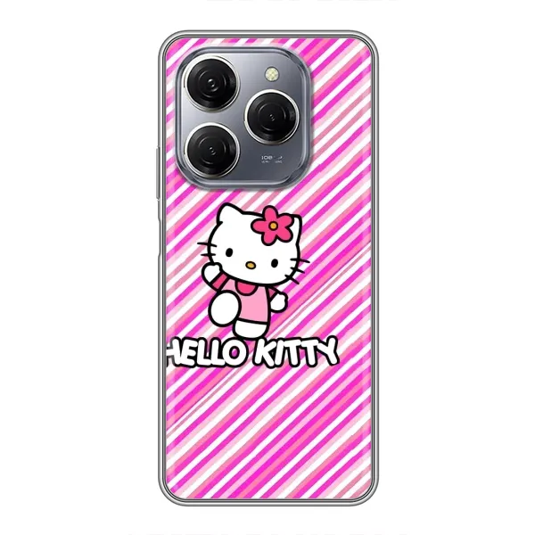 Чехол с принтом «Hello Kytty» для TECNO Spark 20 Pro
