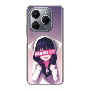 Чехлы Персонажи Аниме Наруто для TECNO Spark 20 Pro (AlphaPrint) (Hentai chan)