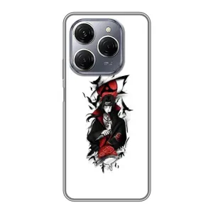 Чехлы на тему: Итачи Учиха для TECNO Spark 20 Pro (AlphaPrint) (Итачи с атрибутами)