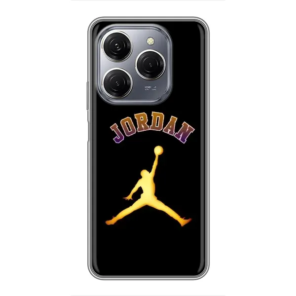 Чехол с принтом «Jordan Gold» для TECNO Spark 20 Pro