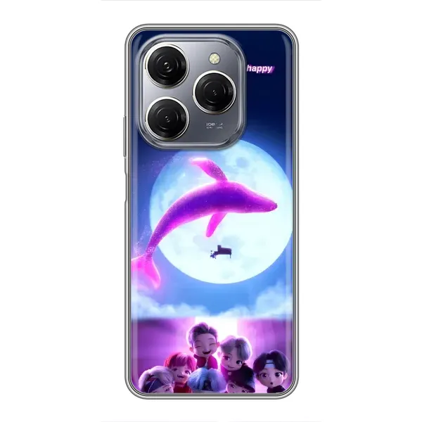 Чехол с принтом «КИТ BTS» для TECNO Spark 20 Pro Чехол с принтом «КИТ BTS» для TECNO Spark 20 Pro