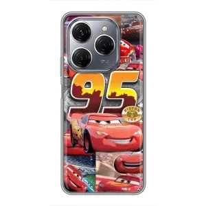 Силіконовий чохол Маквін для TECNO Spark 20 Pro (Колаж Блискавка Маквін)
