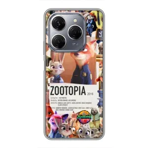 Чохол Зоотрополіс на TECNO Spark 20 Pro (Постер Зоотрополіс)