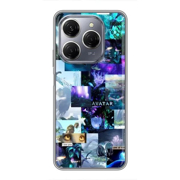 Чехол с принтом «коллаж Аватар» для TECNO Spark 20 Pro