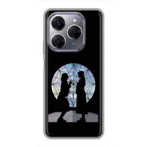 Чехлы Венсдей на TECNO Spark 20 Pro Уэнсдей (AlphaPrint) (комната Уэнздей)