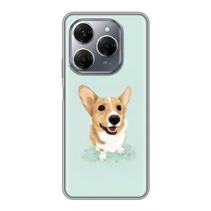Чехлы с собаками для TECNO Spark 20 Pro (VPrint) (Корги)