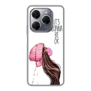Чехол с печатью для TECNO Spark 20 Pro - (Мода) (AlphaPrint) (Коронавирус)