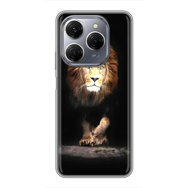 Чохол з принтом «Лев» для TECNO Spark 20 Pro Чохол з принтом «Лев» для TECNO Spark 20 Pro