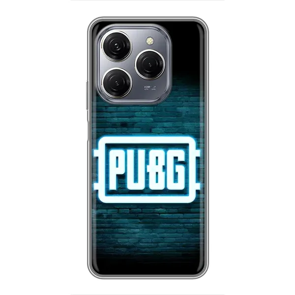Чехол с принтом «Лого PUBG» для TECNO Spark 20 Pro Чехол с принтом «Лого PUBG» для TECNO Spark 20 Pro