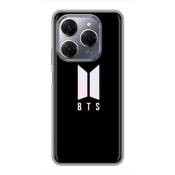 Чехол с принтом «Лого BTS» для TECNO Spark 20 Pro Чехол с принтом «Лого BTS» для TECNO Spark 20 Pro