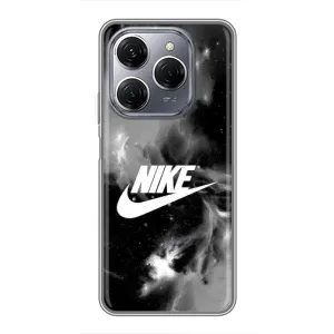 Чехол для TECNO Spark 20 Pro - с принтом Найк (AlphaPrint) (Лого Найк)
