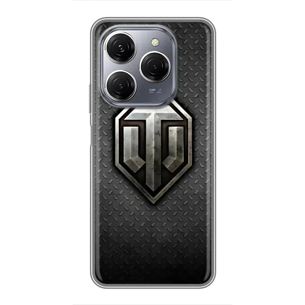 Чехол с принтом «Лого Tanks» для TECNO Spark 20 Pro Чехол с принтом «Лого Tanks» для TECNO Spark 20 Pro