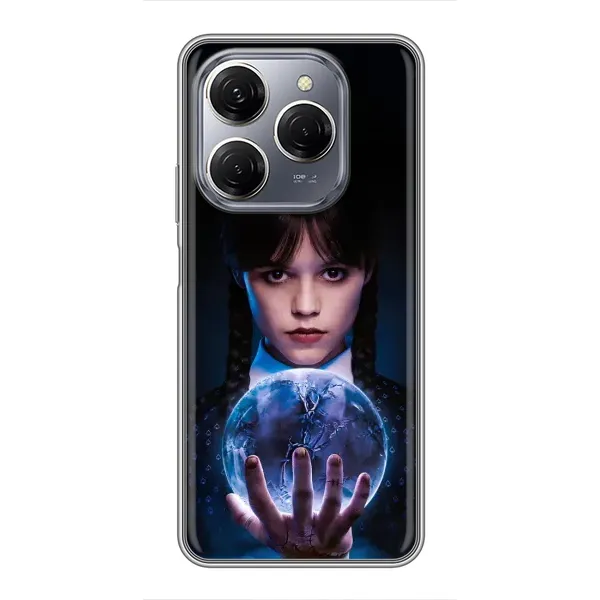 Чохол з принтом «Магічна сфера Венздей» для TECNO Spark 20 Pro Чохол з принтом «Магічна сфера Венздей» для TECNO Spark 20 Pro