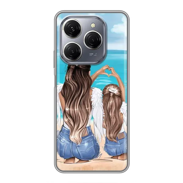 Чохол з принтом «Мама з донькою» для TECNO Spark 20 Pro Чохол з принтом «Мама з донькою» для TECNO Spark 20 Pro