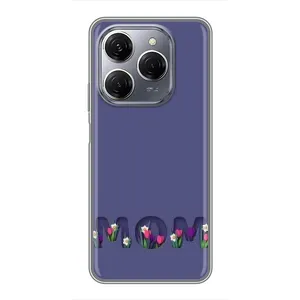 Чохли для мами на TECNO Spark 20 Pro (Мама в квітах)